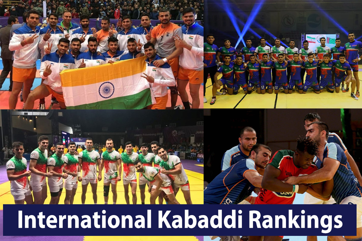 International Kabaddi Rankings Teams & Players Kabaddi Rankings